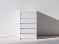 Cómodas de madera 60x40x110 cm blanco - diseño moderno con seis cajones