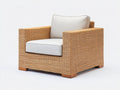 Sillones de ratán 88x84x76 cm marrón-beige - diseño minimalista moderno